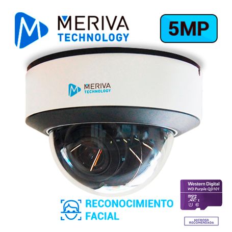 camara ip domo meriva technology mvde500v  5mp  h265  3312mm  50m ir  slot micro sd  salida bnc  camara hibrida  1 entrada  1 s