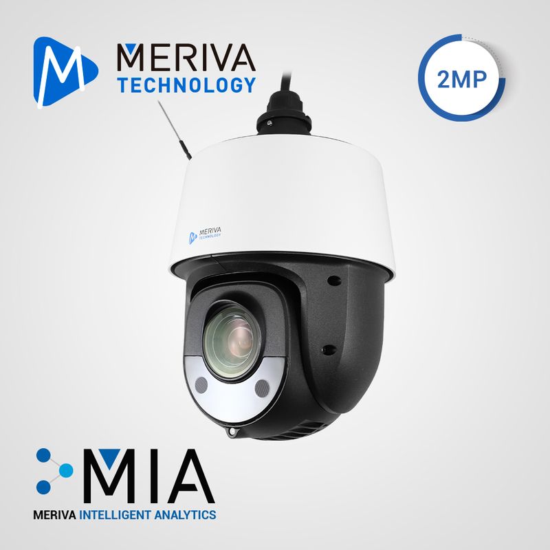Cam Ip Ptz Meriva Technology Msd215 / 2mp / 575mm Lente Motorizado 15x Zoom Optico  16x Zoom Digital / H.265 Smart / 150m Ir / A