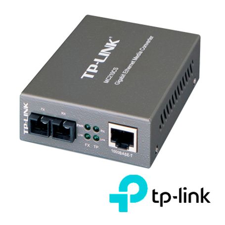 convertidor de medios tplink mc210cs utp a sc gigabit