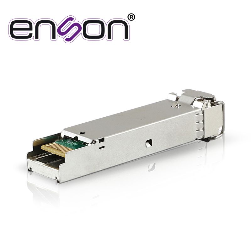 Transceptor De Fibra Optica Multimodo Enson Enssfpmm Velocidad De Transmision 1000 Mbps Conector Lc Duplex Simplex 850nm De Long