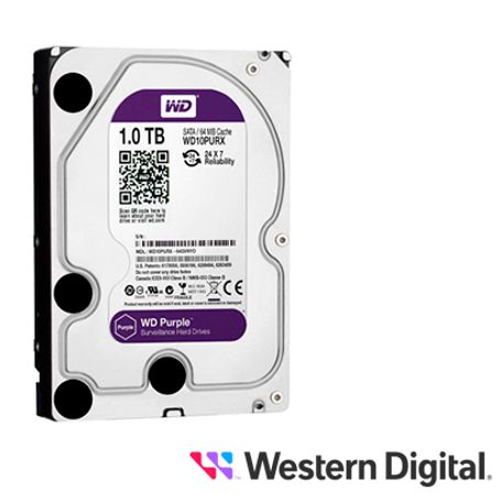 disco duro dd 1tb sata wd purple wd10purxz optimizado para videovigilancia wd10purz compatible con dvrs y nvrs de cualquier mar