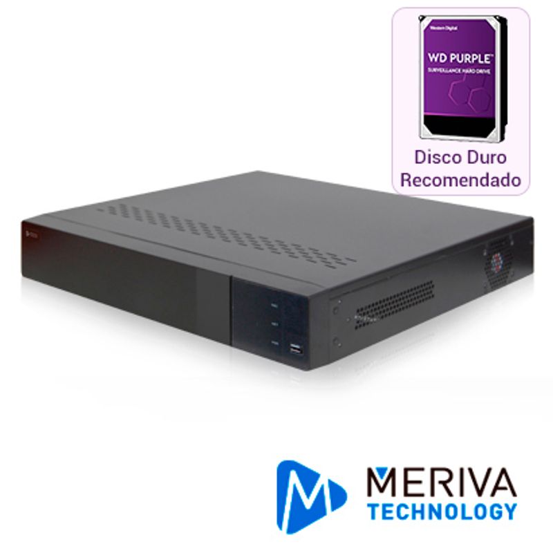 Dvr H.265 40 Canales 5mp Hd Pentahibrido Meriva Technology Msdv6432 / 32ch Bnc / 8ch Ip / Salida Bncvgahdmi Simultanea / P2pclou