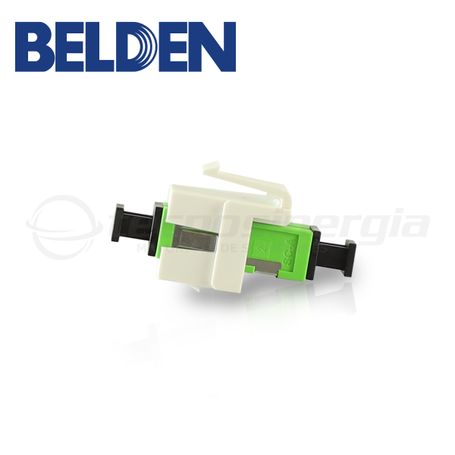 módulo de fibra ax105374ew belden keyconnect sc apc simplex verde