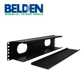 organizador horizontal belden 95121902n 2ur con tapa