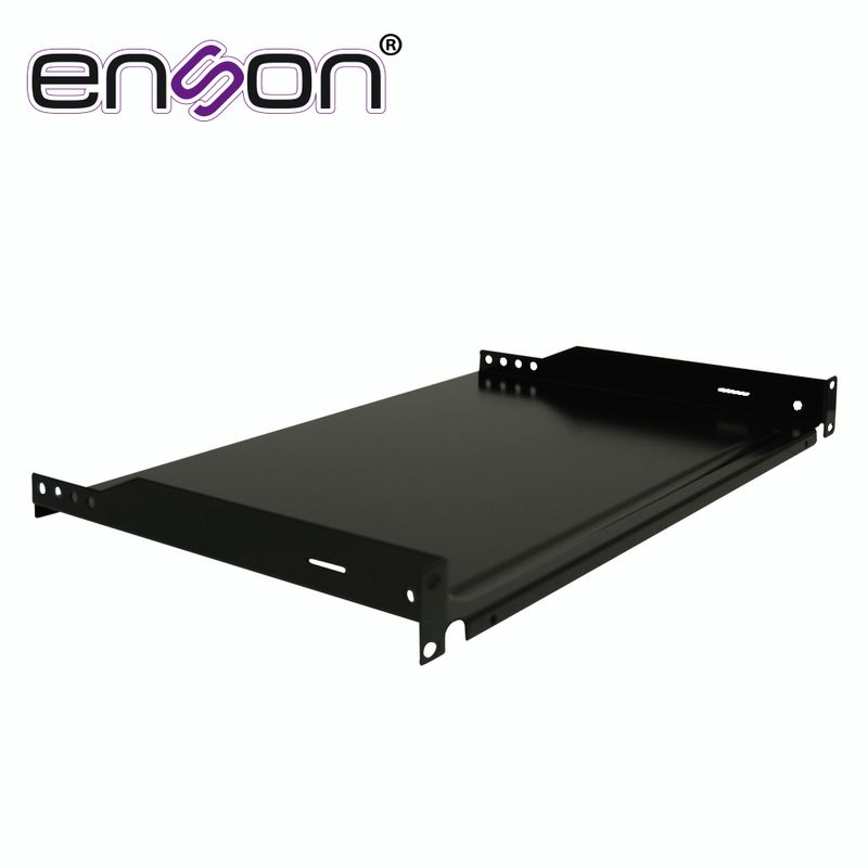 Charola Para Rack Enson Ensrtr1u Fijacion Frontal A Dos Puntos Solida De 1 Unidad De Rack Compatible Con Racks Y Gabinetes Enson