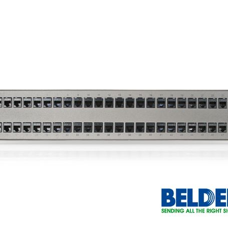 patch panel belden ax103256 cat6a 48ptos 2u precargado