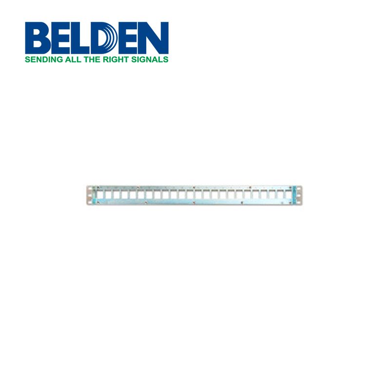 Patch Panel Modular Blindado Ax104563 Belden 24 Puertos 1 Ur Titanium (vacio) Keyconnect