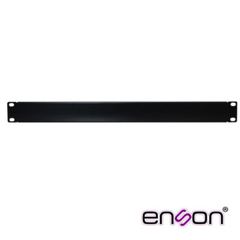 Tapa Ciega Para Rack O Gabinete Enson Ensflat1 Fabricada En Lamina De Acero Calibre 22 Ideal Para Cubrir Espacios Vacios En Rack