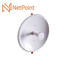 antena parabólica direccional netpoint np1 30 db 4962 ghz  de 60cm de diámetro ptp