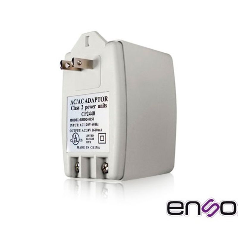 Fuente De Poder Transformador Enson Rt2440 De 24vac 1.8a 40w Compatible Con Convertidor De Corriente Psc24122 Ideal Para Su Uso 