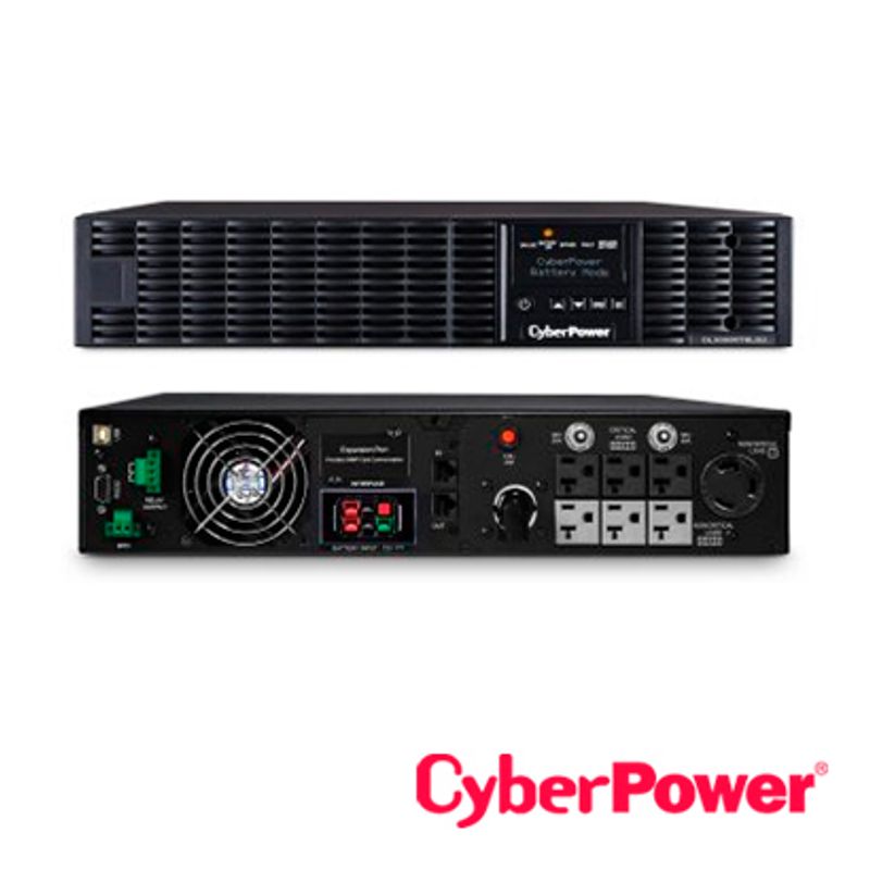 No Break Ups Cyberpower Ol3000rtxl2u 3000va/2700w 120vca Onda Senoidal Pura Doble Conversion Torre/rack 2u 6 Contactos Nema 520r