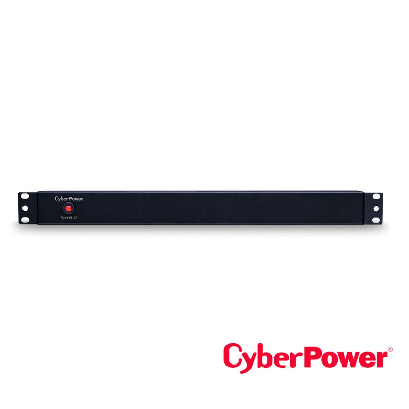 Pdu Cyberpower Pdu15b12r Rack 1ur / 120vac / 12 Contactos Nema 515r / Protección 15a