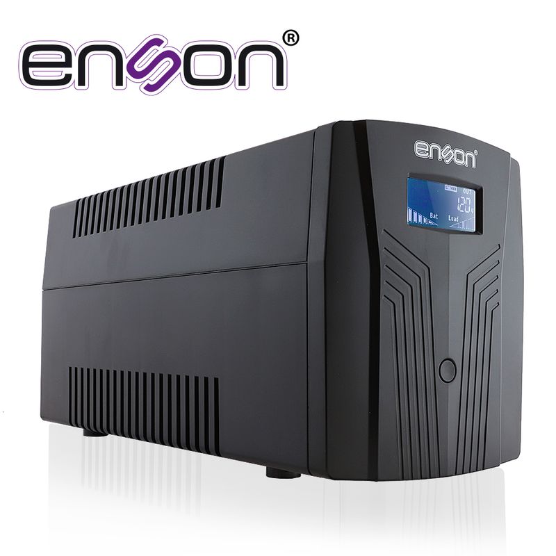 No Break Ups Enson Ensea2150 1500va/900w 6 Contactos Con Bateria De Respaldo Linea Interactiva Pantalla Lcd Voltaje De Entrada/s