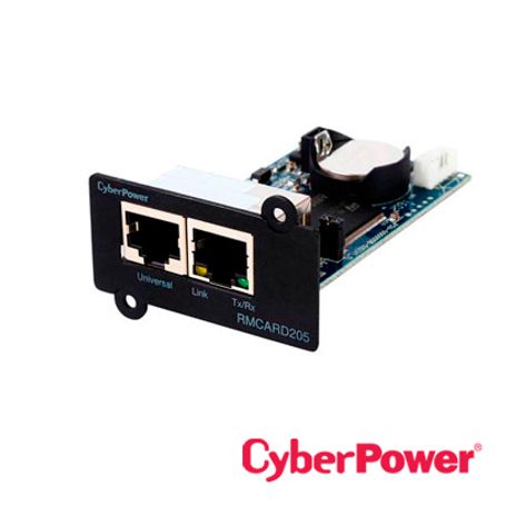 Tarjeta De Administracion Remota Rmcard205 Compatible Con Ups/pdu Cyberpower Series Ol/ols/pr/or500lcdrm1u/or1000lcdrm1u/or2200l