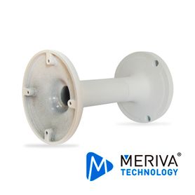 brazo meriva technology mvahcmob20p 19cm largo  con pasa cable  ip66  aluminio compatible con mvahcmob20