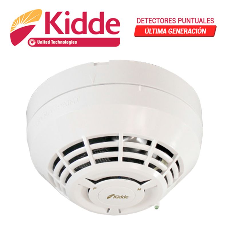 Detector Direccionable Kidde Kiphd Fotoelectrico De Humo Y Temperatura Requiere Base De La Serie Ki Para Su Integracion Con Los 