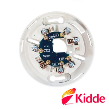 base con relevador kidde kirb compatible con los detectores serie ki para paneles de la serie vs