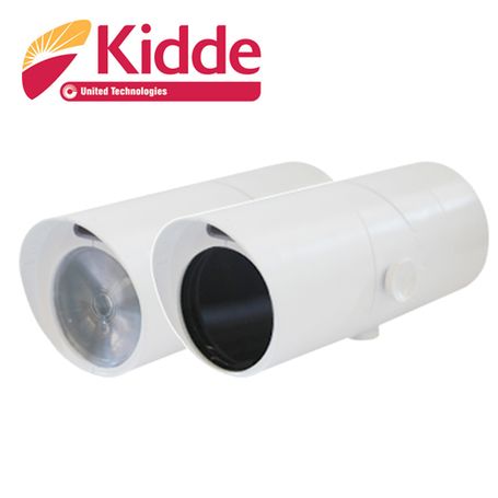 detector de humo fotobeam  convencional kidde kc3000016 incluye transmisor y receptor cobertura de hasta 125x8m  requiere modul