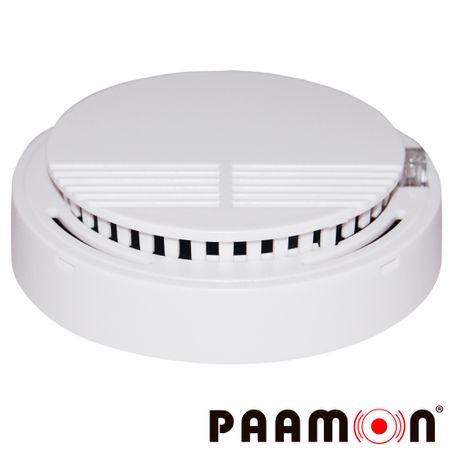 Detector De Humo Paamon Pamsmk20 Inalambrico / Autonomo / Montaje En Techo O Pared / Fácil Instalación / Rango De Detección 25 M