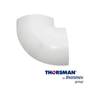 seccion l para ductho 3 y 4 ft thorsman 943002001 color blanco bolsa 1 pza resistencia a la humedad y atmósfera corrosiva alta 