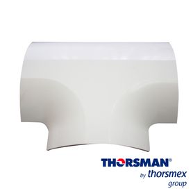 seccion t para ductho 3 y 4 ft thorsman 944002001 color blanco bolsa 1 pza resistencia a la humedad y atmósfera corrosiva alta 