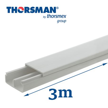 canaleta aluminio thorsman dr1004000 linea r40  la canaleta de la linea r40 es una excelente opción para instalaciones en las q