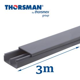 canaleta aluminio thorsman dr1003001 linea r40  la canaleta de la linea r40 es una excelente opción para instalaciones en las q