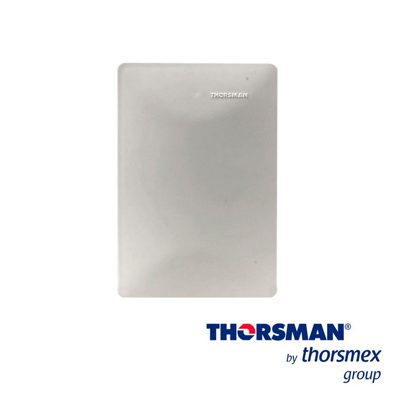 Thapa Ciega Thorsman 720002001 Color Blanco Para Uso En Interiores Alta Rigidez Dielectrica Colocación Fácil Y Sencilla Compatib