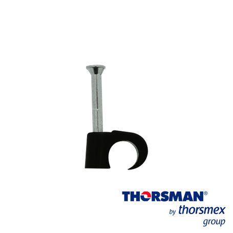 grapas reforzada sujethor thorsman 310300301 tc 710 rc 1pulg caja 100pzas negro ideal para cable utp clavo galvanizado grapa de