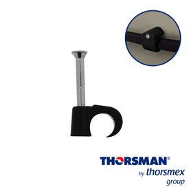 grapas reforzada sujethor thorsman 310300300 tc 710 rc 34pulg caja 100pzas negro ideal para cable utp clavo galvanizado grapa d