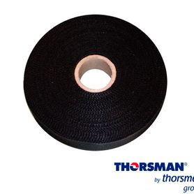 rollo de cinta de contacto  thorsman color negro l 25 mts 16mm 450002006ideal para todo tipo de cables disenada para el amarre 