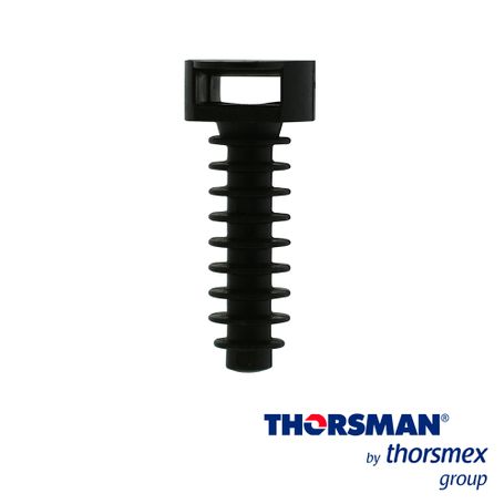 fijathodo tft thorsman 140110100 color negro  caja 100 pza capacidad para uno o varios cinturones de nylon thorsman para uso en