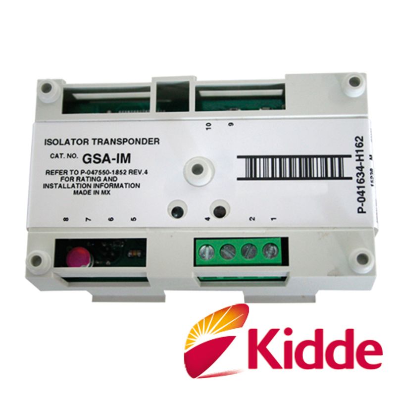 Módulo Aislador Vigilant Gsaim2 Direccion Electronica (sin Switches) Se Integra Con Los Paneles Vs1 Y Vs4 De Kidde Por Medio Del