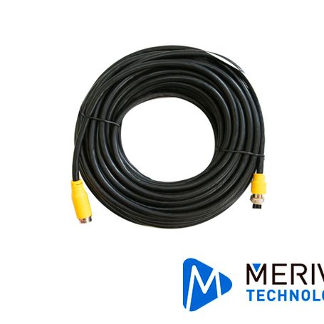 cable din de aviacion 4 pines meriva technology mcbl150 15m de largo  compatible para cámaras hd solucion movil  uso en interio