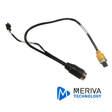 cable convertidor din de aviacion de 10pin a 4pin meriva technology modelo m10p48000  compatible con monitor ma04kit y grabador