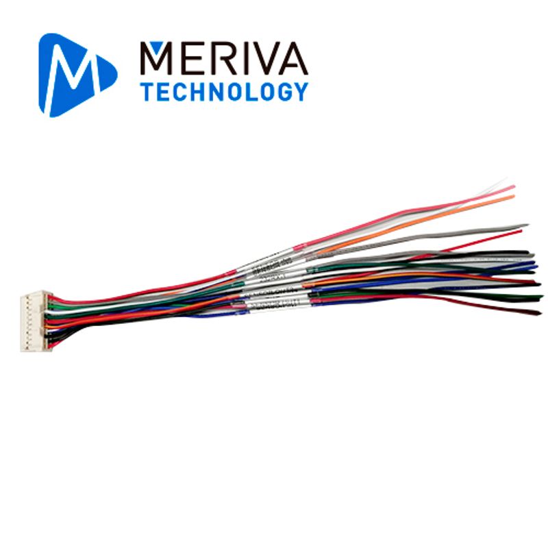 Cable De Alarma Meriva Technology Mserialx3 8 Entradas  2 Salidas De Alarma / Rs232 / 12v / 5v / Gnd Compatible Con El Grabador 