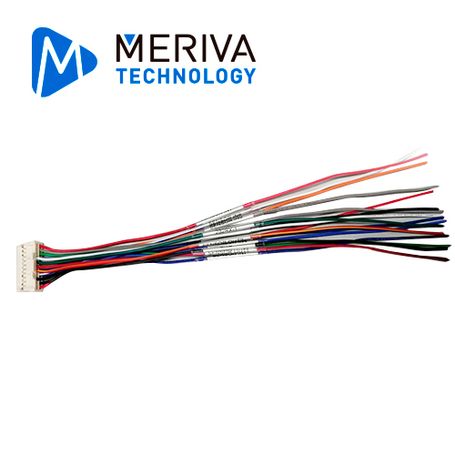 cable de alarma meriva technology mserialx3 8 entradas  2 salidas de alarma  rs232  12v  5v  gnd compatible con el grabador mov