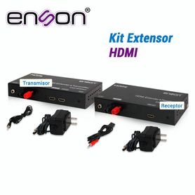 kit de extensores hdmi serie 9000 enson hasta 500 mts incluyetransmisor enshe9000t y receptor enshe9000r resolución hasta 1080p