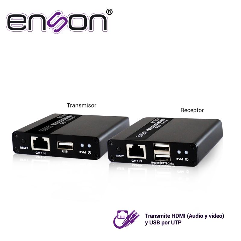 ENSON ENS-HDMIE70KVM Extensor Hdmi Enson Enshdmie70kvm De 70mts Median