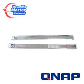 riel para montaje en rack qnap railb02  compatible con nas qnap de 1ur y 2ur