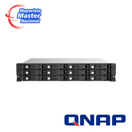 caja de expansion de almacenamiento qnap tlr1220seprpus  12 bahias frontales satasas 35 pulgadas  montaje en rack 2ur  intercon