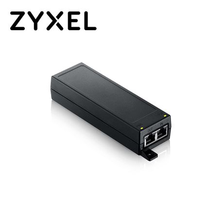 Inyector Poe Zyxel Poe1230w / 2 Puertos Rj45 100/1000/2500 Mbps / 30watts / 802.3at Poe