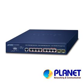 switch planet gs42108hp2s administrable l2 6 puertos rj45 velocidad de transmision 101001000 mbps alimentacion poe activo afat 