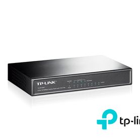 switch no administrable tplink tlsf1008p cuenta con 8 puertos rj45 10100 mbps 4 puertos poe 8023 af soporta poe máximo 57 w par