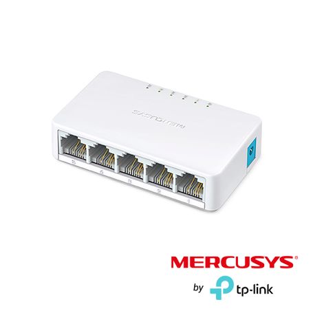 switch de escritorio mercusys ms105 de 5 puertos 10100 mbps