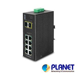 switch administrable 8 puerto rj45  planet igs10020mt  8 puertos rj45 101001000 mpbs  2 puertos sfp minigbic 10010002500 mbps  