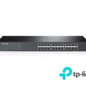 switch no administrable tplink tlsf1024 cuenta con 24 puertos rj45 10100 mbps  montaje en rack carcasa metálica de 19 tecnologi