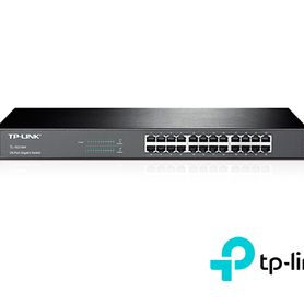 switch no administrable tplink tlsg1024 cuenta con 24 puertos rj45 101001000 mbps montaje en rack carcasa metálica de 19 pulgad