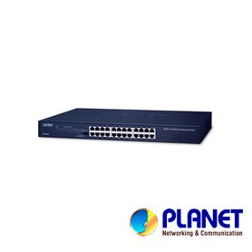 switch planet fnsw2401 no administrable  24 puertos rj45 velocidad de transmision 10100 mbps  temperatura de operacion 050°c  m