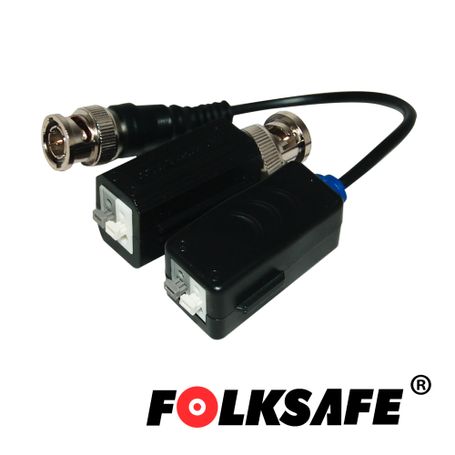 Transceptor Hd Folksafe Fshdp4100c(medidas 35.1 X 16.7 X 18.7mm) Transmisor/receptor De Video Pasivo 1ch Tipo Pushin Distancia M